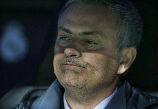 L'espressione non proprio soddisfatta di Jose Mourinho dopo il pari dell'Atletico. Epa